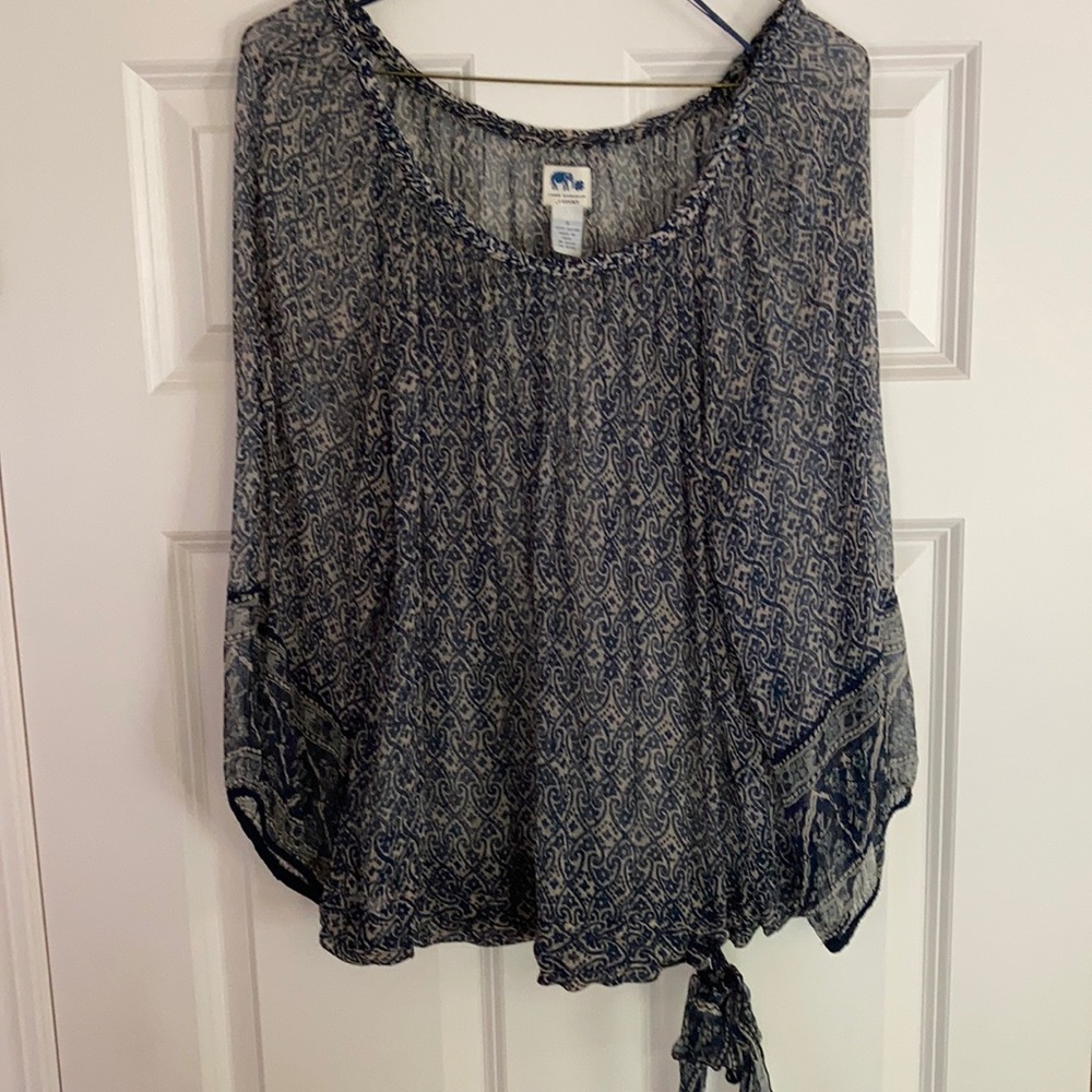 John Robshaw for Lucky boho blouse